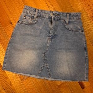NEW Urban Outfitters denim mini skirt